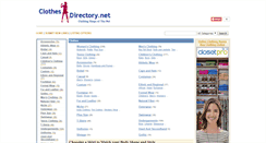 Desktop Screenshot of clothesdirectory.net